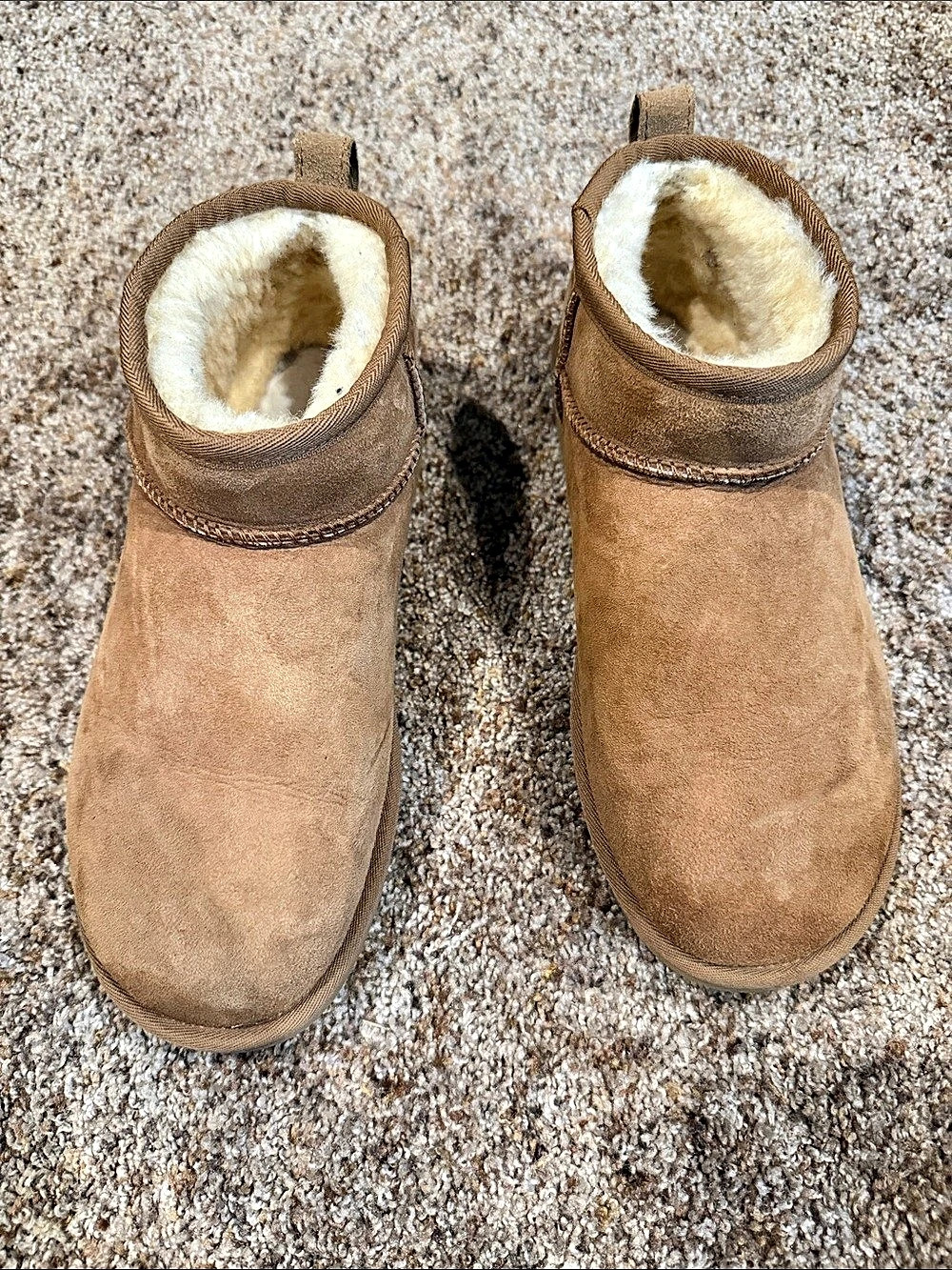 UGG Classic Ultra Mini Ankle Boots Brown